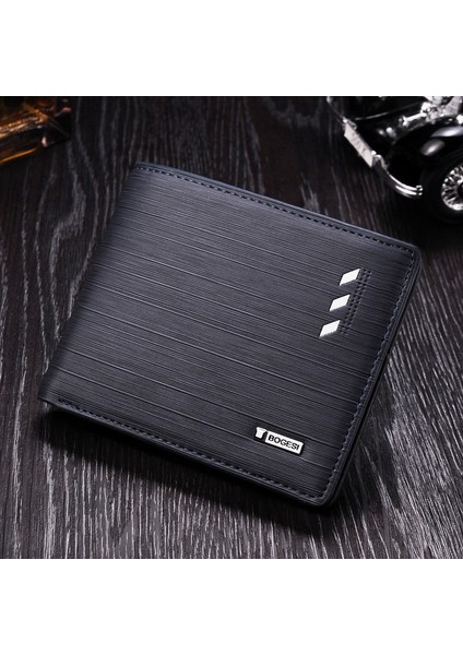 Bogesi 724 Erkekler Pu Deri Cüzdan Ultra Güçlü Dikiş Ince Billfold Kart Tutucu Çanta Poşeti (Yurt Dışından) fırsatları