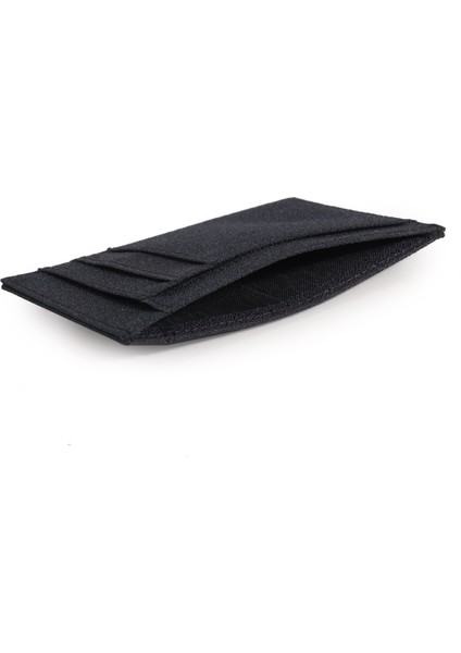 Jeminal 31811# Men Canvas Ultra Ince Kimlik Kartı Organizatör Çantası Minimalist Kredi Kartı (Yurt Dışından) fırsatları