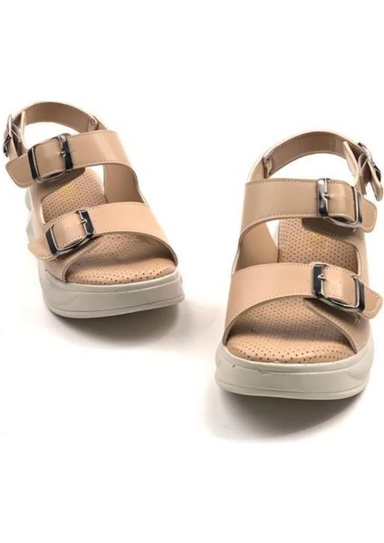 Kadın Dimma Nut Konfor Ortopedik Taban Tokalı Sandalet fiyatları