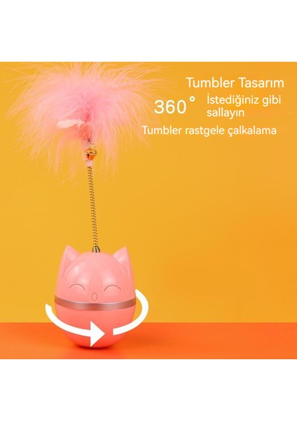 Tumbler Tüy Komik Kedi Çubuğu Küçük Kedi (Yurt Dışından)