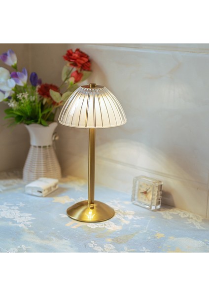 Vintage Kristal Başucu Lambası Çalışma Odası (Yurt Dışından)