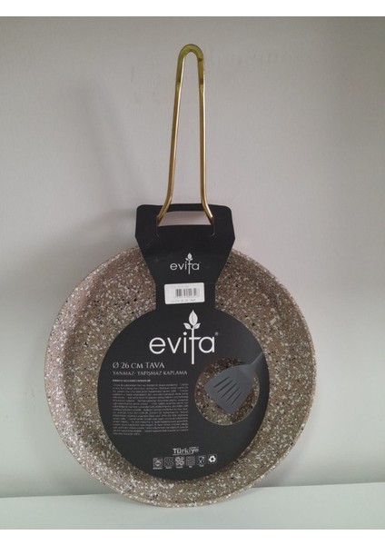 26 cm Granit Gold Tek Kulp Tava