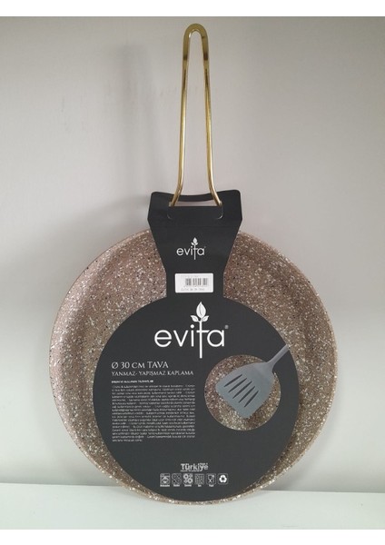 30 cm Granit Tek Kulp Gold Tava