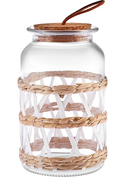 Yosemite Beyaz Kavanoz/Saklama Kabı 1500 ml