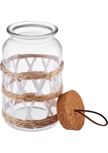 Yosemite Beyaz Kavanoz/Saklama Kabı 1500 ml