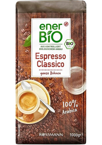 Organik Kahve Arabica Çekirdek Espresso 1000 gr
