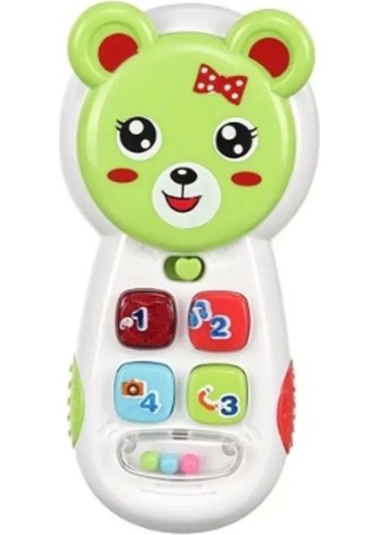 Zey Toys Müzikli Telefon Yeşil