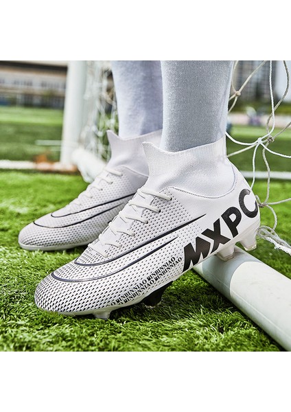 Erkek Futbol Ayakkabısı - Beyaz (Yurt Dışından)