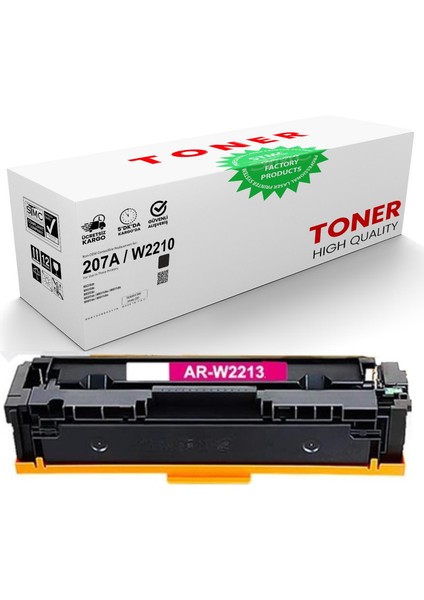 Hp 207A-W2213 Kırmızı Çipsiz Muadil Toner | M255DW/M282NW/M255