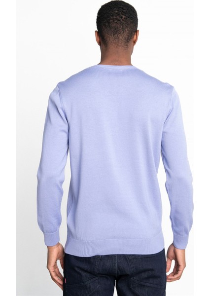 Slim Fit Dar Kesim Bisiklet Yaka Erkek Kazak fırsatları