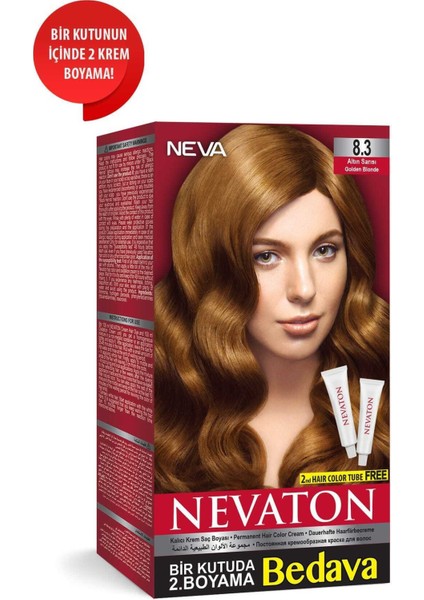 Saç Boyası Seti 8.3 Altın Sarısı 8698636611763