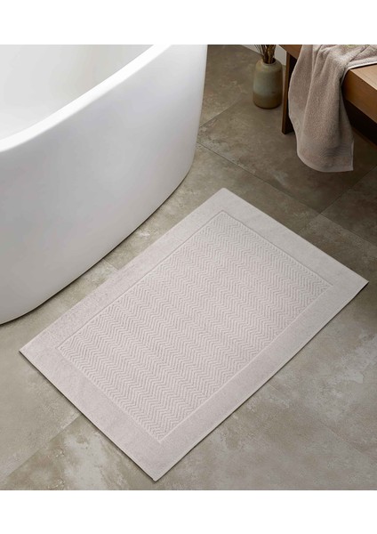 Tilos Jakarlı Ayak Havlusu Gri 50x80 2223