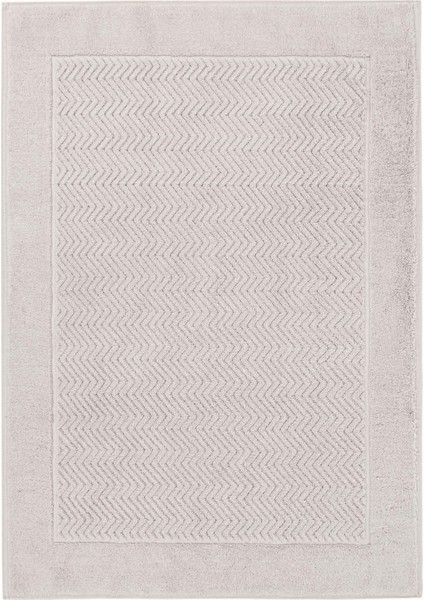 Tilos Jakarlı Ayak Havlusu Gri 50x80 2223