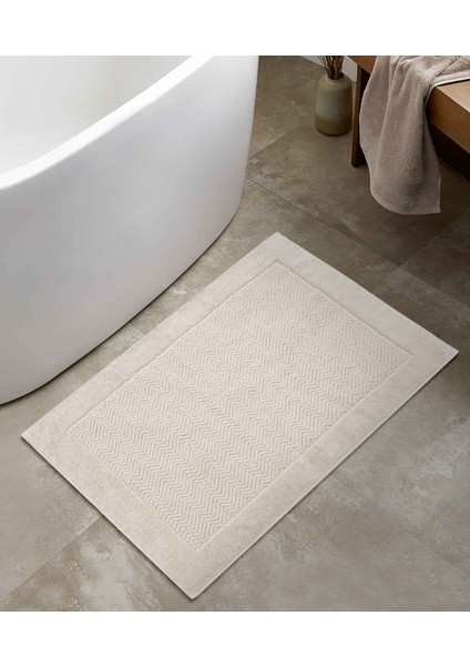 Tilos Jakarlı Ayak Havlusu Vizon 50x80 2224