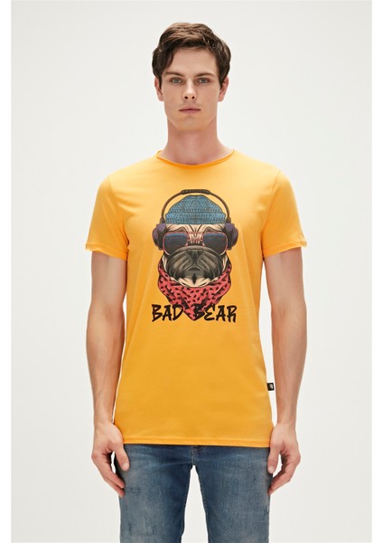 Bad Bear RECKLESS T-SHIRT Sarı Erkek T-Shirt 23.01.07.010-C25