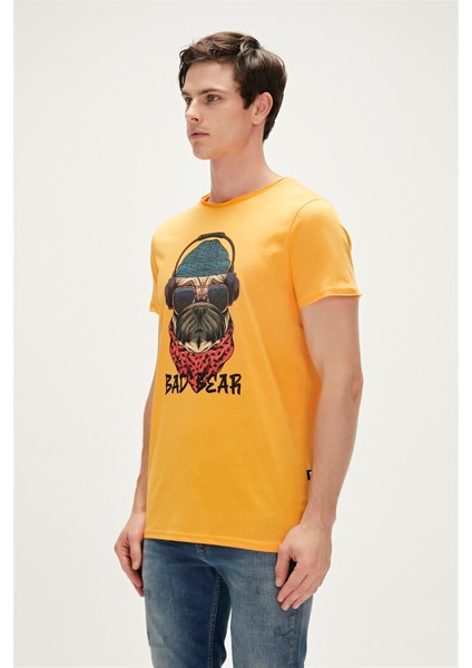 Bad Bear RECKLESS T-SHIRT Sarı Erkek T-Shirt 23.01.07.010-C25