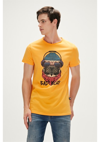 Bad Bear RECKLESS T-SHIRT Sarı Erkek T-Shirt 23.01.07.010-C25