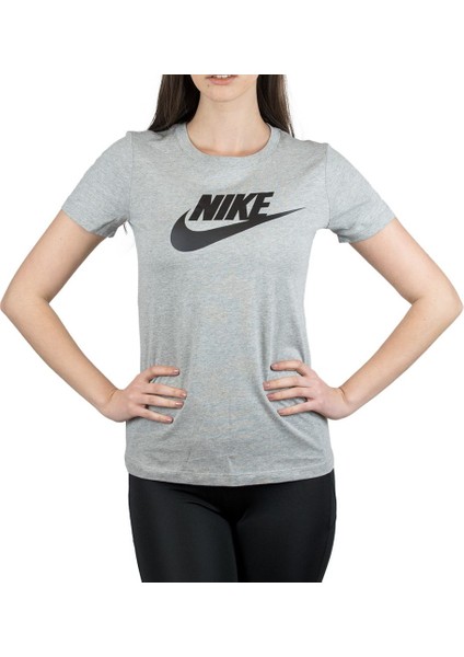 Essntl Icon Futura Kısakol Kadın T-Shirt Gri fiyatları