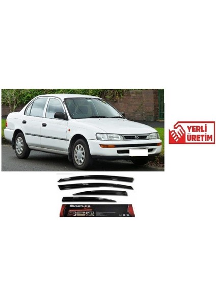 Cam Rüzgarlığı Toyota Corolla 1992-1998 Ön-Arka Sport Style