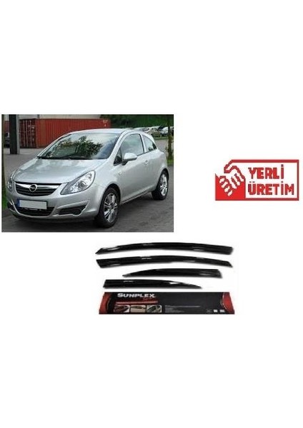 Cam Rüzgarlığı Opel Corsa D/corsa E 2007-2016 Ön-Arka Sport Style