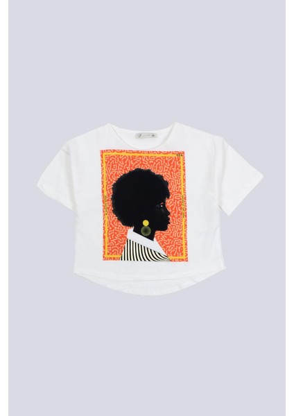 Kız Çocuk Baskılı Tshirt10
