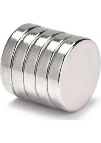 15 x 3 mm Çap: 15 Mm, Kalınlık : 3 mm Yuvarlak Neodyum Mıknatıs