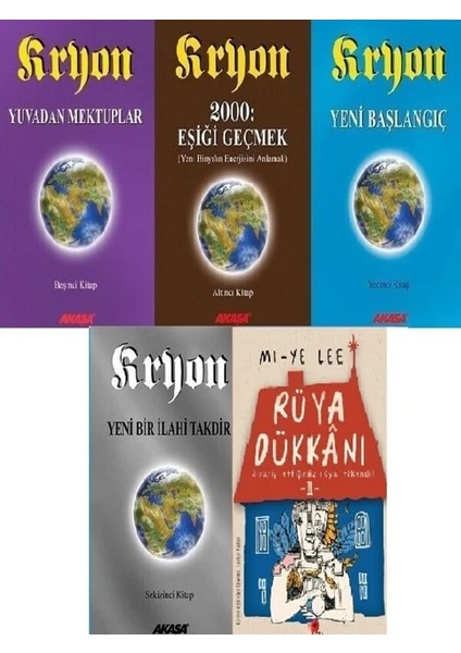 Akaşa Yayınları Kryon 4 Kitap Set Yuvadan Mektuplar 2000 Eşiği Geçmek Yeni Başlangıç Yeni Bir Ilahi Takdir