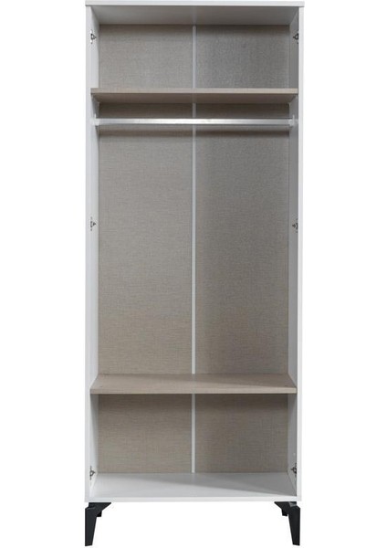 Çizgi 2 Kapılı Gardırop Elbise Dolabı 80X47X200CM fiyatları