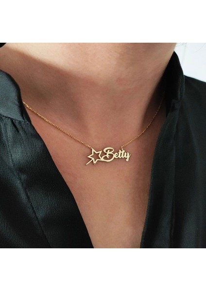 925 Ayar Gümüş Sihirli Değnek İsim Kolye