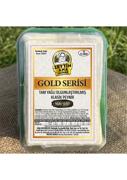 Gold Serisi - Yarı Sert Peynir