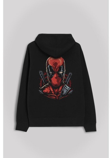 Deadpool Marvel Spiderman Hulk Iron Man Film Ön ve Arka Baskılı Sweatshirt Unisex Kapüşonlu Hoodie10 fiyatları