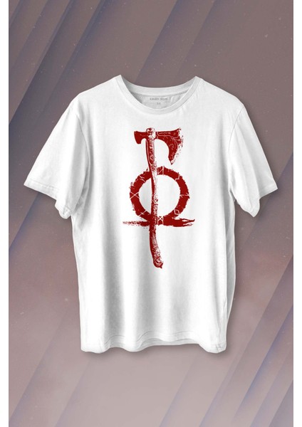 God Of War 4 Balta Oyun Gamer Gow Baskılı Tişört Unisex T-Shirt10