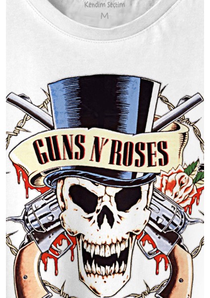 Guns N Roses And Rock Music Baskılı Tişört Unisex T-Shirt10 fiyatları