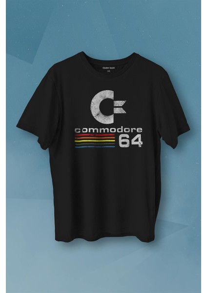 Commodore 64 Nostaljik Eski Oyun Bilgisayar Baskılı Tişört Unisex T-Shirt10