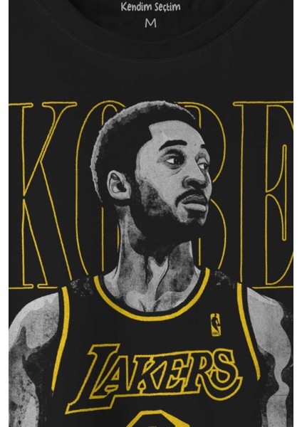 Kobe Bryant Los Angeles Lakers No 8 Basketball Baskılı Tişört Unisex T-Shirt10 fiyatları