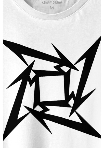 Metallica Logo Metal Baskılı Tişört Unisex T-Shirt10 fiyatları