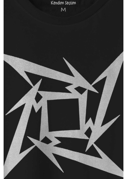 Metallica Logo Metal Baskılı Tişört Unisex T-Shirt10 fiyatları