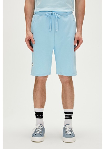 Crux Sweatshorts Gök Mavi Erkek Şort