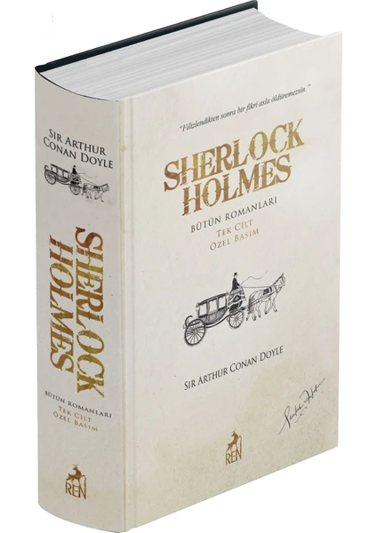 Sherlock Holmes; Bütün Romanlar Tek Cilt Özel Basım - Sir Arthur Conan Doyle