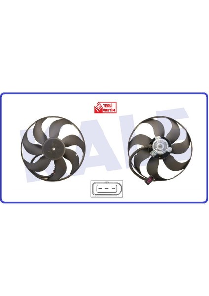 Fan Motoru Motor A3 Tt Fabia Bora Golf 4 Lupo Beetle Polo 6X0959455A 415400