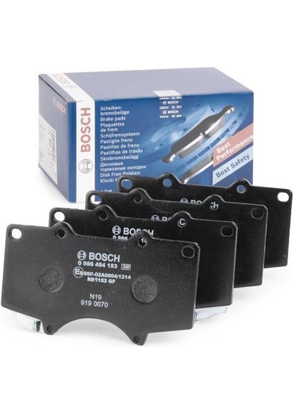 Ön Fren Balata Pajero Shogun 06+ Hilux 7-8 L. Cruiser 0986494153