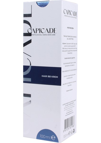 Capıcade Hair Bb Krem 100ML(YENI Ambalaj)