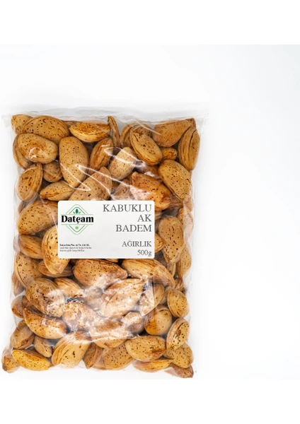 Kabuklu Ak Badem 500 gr