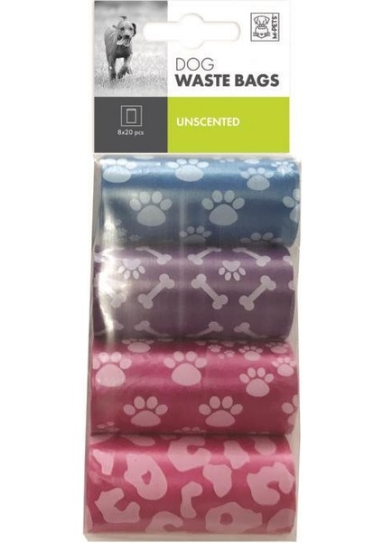 Dışkı Toplama Poşeti Mix Color 8X20PCS
