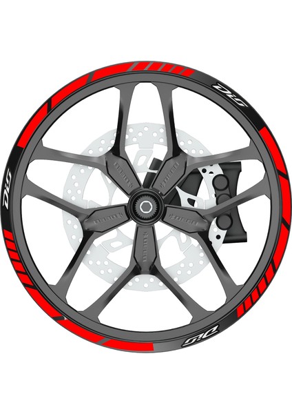 Dio Jant Şeridi Kırmızı Beyaz Model x