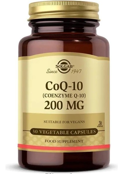 Coenzyme Q-10 200 Mg 30 Kapsül