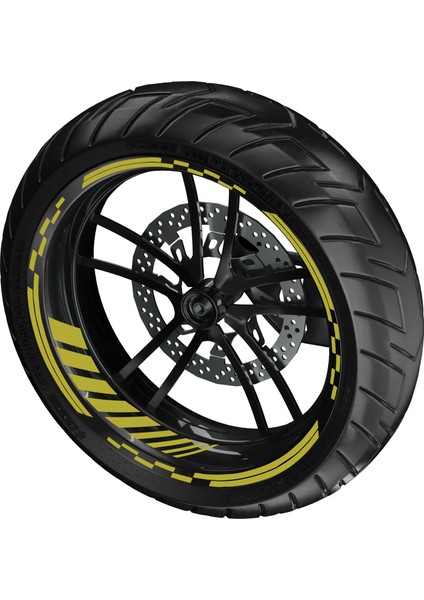 Motogp Jant Şeridi Reklektif Gold Sarı