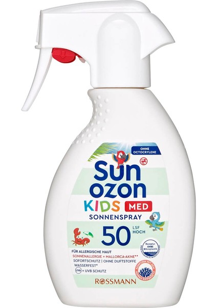 Med Kids Güneş Spreyi SPF 50 250 ml