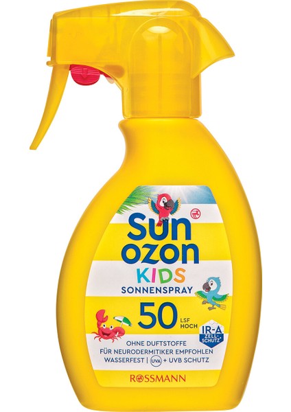 Güneş Koruyucu Sprey Spf 50 Çocuklara Özel 250 ml