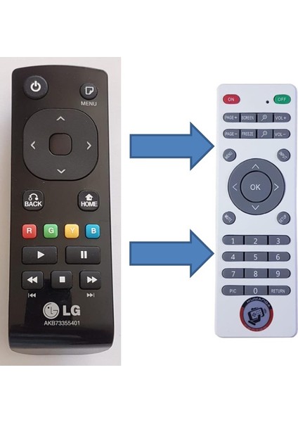 Lg AKB73355401 Kumandası